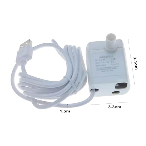 Mini Pompe À Eau Submersible USB Pour Aquarium et Hydroponique, Petite Pompe De Fontaine Pour Animaux Compagnie, Pompe À