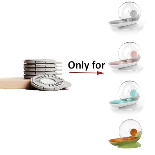 Coogime filtres de rechange pour distributeur d'eau pour animaux, uniquement pour notre distributeur d'eau à escargot (L