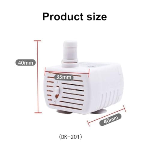 Mini Pompe à Eau Submersible USB pour Animaux Compagnie, Mini Pompe à Eau Submersible 2W, Mini Pompe à Eau Submersible A