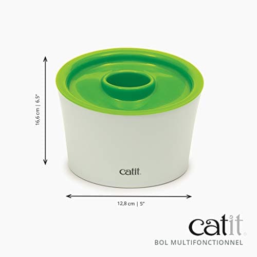 Catit Senses |0 | Distributeur Intelligent de Nourriture pour Chat Adulte | Chambre d'Escalier | Régime Équilibré | Form