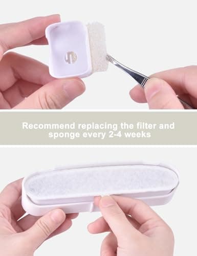 Filtres Fontaine FT999 pour Chat 8 Pièces filtre à eau pour chat, idéal pour chats actifs, eau fraîche toujours disponib