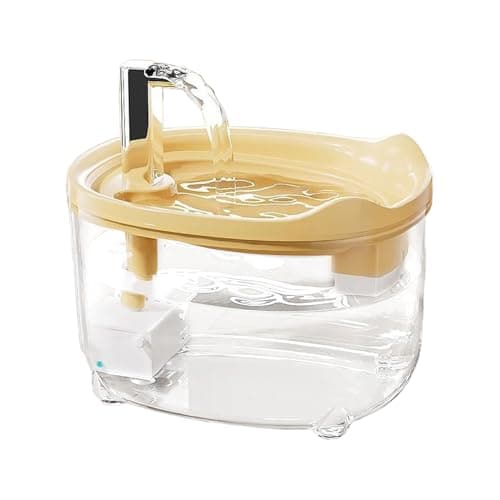 Fontaine à eau automatisée Hiemible pour chats 1500ml filtreau silencieux