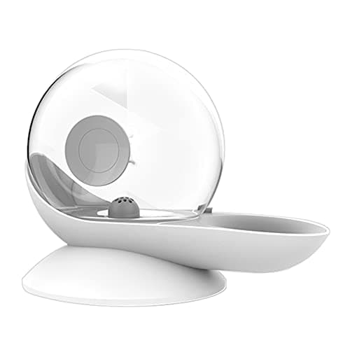 SHOPANTS fontaine à eau automatique pour chats - grand bol - sans électricité - gris