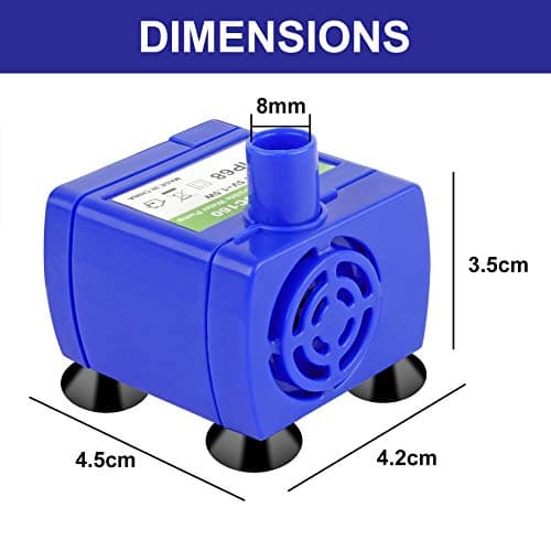 Forever Speed ​​Pompe à Eau pour Animaux de Compagnie : Pompe Basse Consommation et Super Silencieuse pour Fontaine pour