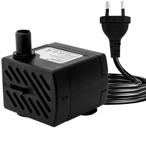 Mini pompe submersible silencieuse 180 L/H pour aquariums - pompe à eau 3W compacte - pompe de fontaine extrêmement disc