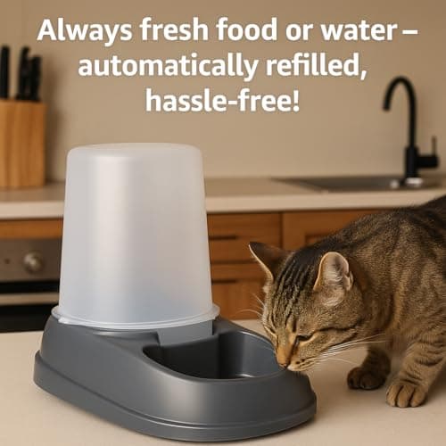 Flamingo - Distributeur d'eau et nourriture automatique pour chiens et chats - Meilleure qualité - 2,5 L - Prix d'achat