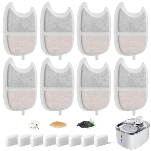 Hantoc Filtres à Charbon et Éponge en Mousse pour Chat YPD-C004
Filtres à Charbon 8 Pièces et Éponge en Mousse 8 Pièces