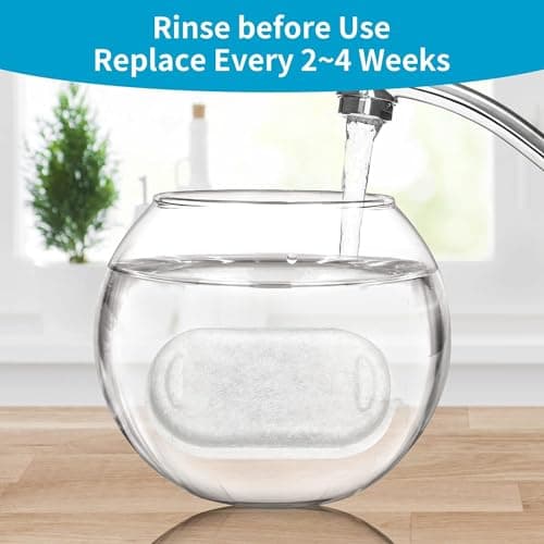 Filtres Vindox pour Fontaine à Eau Chat + Résine + Charbon Actif pour Acier Inoxydable |2L Chat Filtres Carbon Activé 8