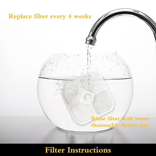 Filtres de rechange en résine activée pour fontaine à eau - 3 couches - système dfiltration - pour fontaine à eau et cha