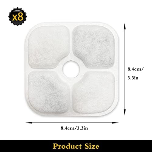 Filtres de rechange en résine activée pour fontaine à eau - 3 couches - système dfiltration - pour fontaine à eau et cha