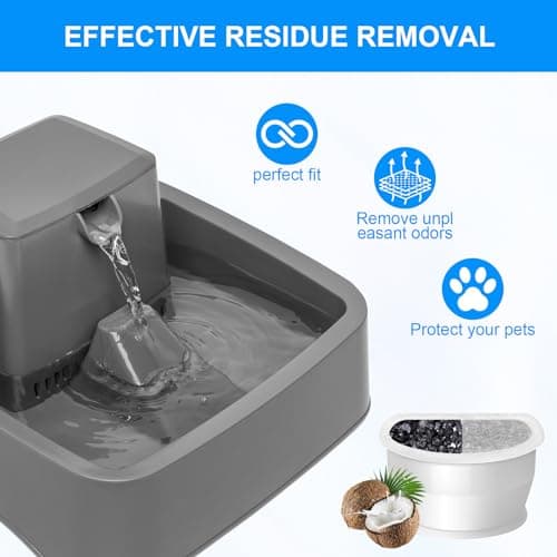 Filtres charbon PetSafe Drinkwell Rigidstone Filtre Fontaine Eau Chat 2 Gallons Sedona Seascape