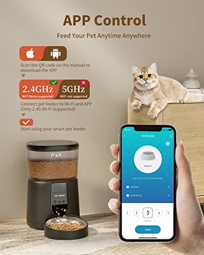 <think>
Okay, let's tackle this. The user wants me to optimize a product title for an automated cat and dog food dispens