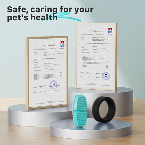 BEMOONY Fontaine à Eau Filtrée pour Chat, Multi-Filtration, 12 Filtres à Charbon + 12 Éponges, 3,2L