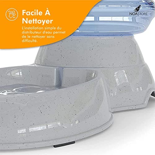 NOA Distributeur d'eau Automatique pour Chat et Chien | 3,8 l - Station d'eau Automatique - Gamelle d'eau pour Animal Do