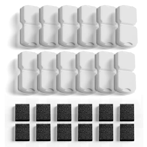 GIOTOHUN Fontaine À Eau pour Chat - Filtration Multiple avec 24 Filtres - Convient pour Fontaine INOX - Fraicheur Garant