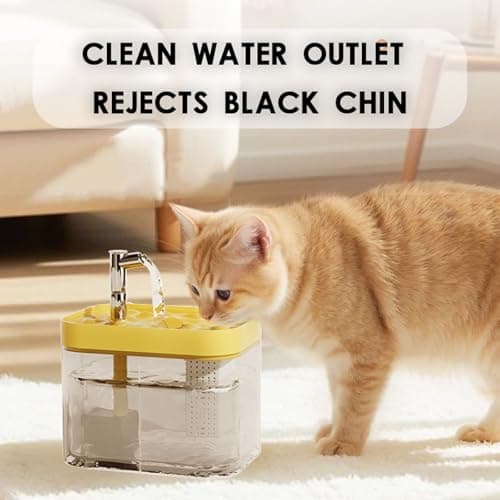 Fontaine à Eau Silencieuse Intégrée pour Animaux de Compagnie - Chiens, Chats et Oiseaux - Filtre de Circulation Automat