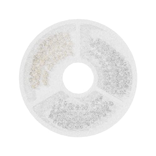 Filtres Kitty pour Fontaine à Chat avec Charbon Actif, Triple Filtration, 4 Pièces De Rechange