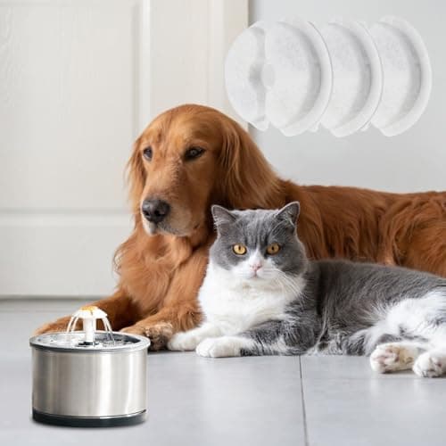 Filtres de remplissage pour fontaine à eau chat 2L-|5L avec charbon actif