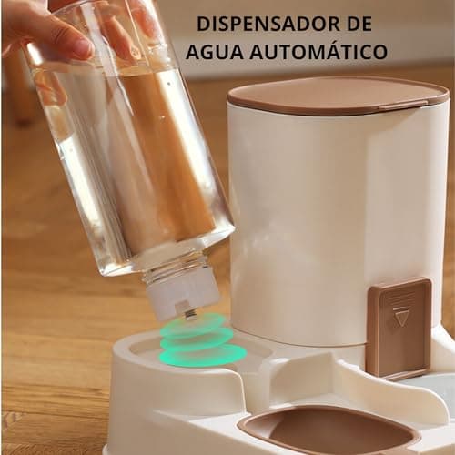 Mangeoire et abreuvoir 2 en 1 pour chats et chiens - Distributeur automatique de nourriture et d'eau | Facile à nettoyer