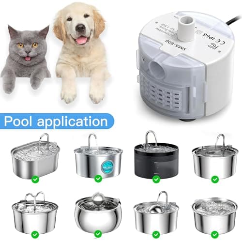 <think>
Okay, the user wants me to optimize a product title in French for a cat water fountain pump. The original title