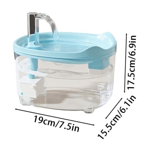 Fontaine À Eau Silencieuse pour Chats et Chiens | Bol Abreuvoir 1.5L Appartement Maison