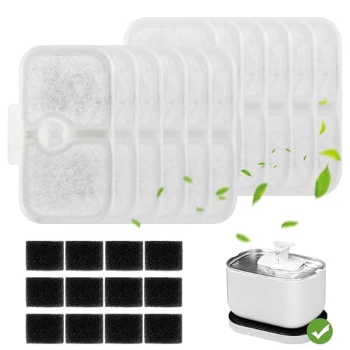 Filters Petlibro PLWF105/PLWF115/PLWF005 + 12pcs Filter Sponge Cat Water Fountain Filter Cat Drink Fountain Pet Supplies