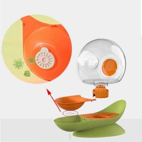 Coogime filtres de rechange pour distributeur d'eau pour animaux, uniquement pour notre distributeur d'eau à escargot (L