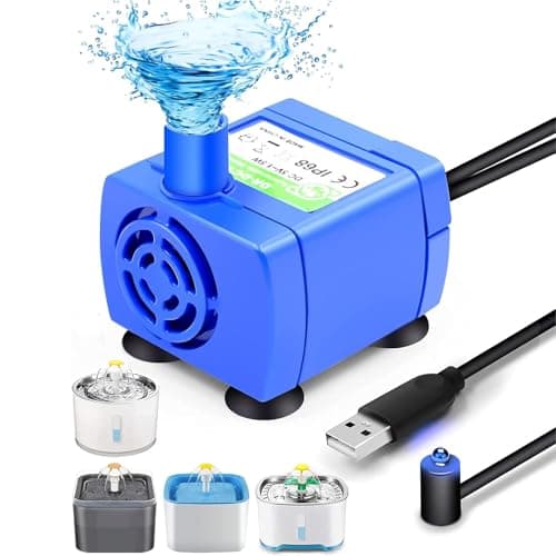 Pompe de Remplacement UNISOPH pour Fontaine de Chat - Moteur Ultra-Silencieux à Faible Consommation Submersible | Pompe