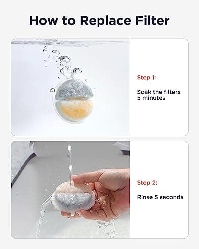 FEELNEEDY filtres pour Fontaine à Chat | Pompes de Rechange et centrales éponge insonorisantes | pour Animaux de Compagn