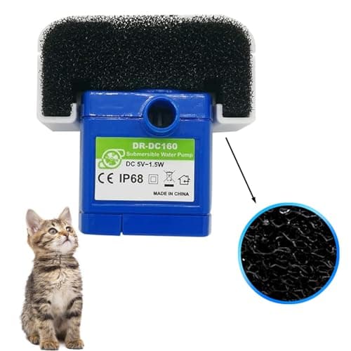 <think>

</think>

10 Filtres pour Fontaine à Eau pour Chat - Eponges Noires de Rechange - Compatible avec la Majorité d