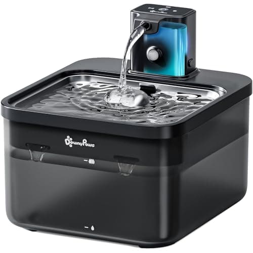 Filtres DownyPaws DPWFP6 Fontaine Eau Chat 6 Pièces Charbon Actif Convient pour DPWFP6 : Filtration Avancée, Durabilité, — Fontaine a Eau Chat ABS&Inox Noir