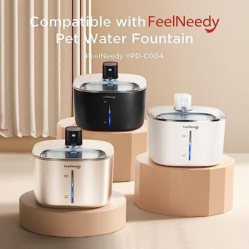 Filtres de FEELNEEDY YPD-C004 pour Chat [6 pièces] - Fontaine à Boire - Accessoire santé pour chat - Filtres interchange