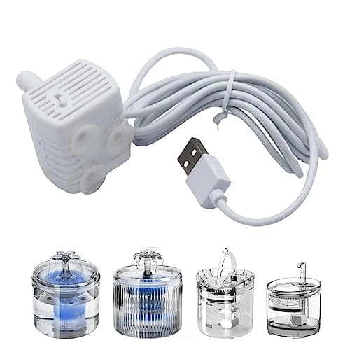 Pompe à Eau Silencieuse pour Chats et Chiens - Distributeur d'eau Automatique pour Animaux de Compagnie Teksome