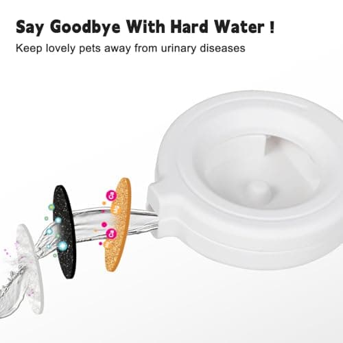Sfozstra Lagre Distributeur d'eau automatique pour chien en acier inoxydable Noir 8 l Idéal pour les animaux de compagni