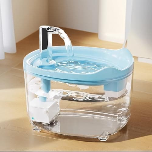 Fontaine À Eau Silencieuse pour Chats et Chiens | Bol Abreuvoir 1.5L Appartement Maison