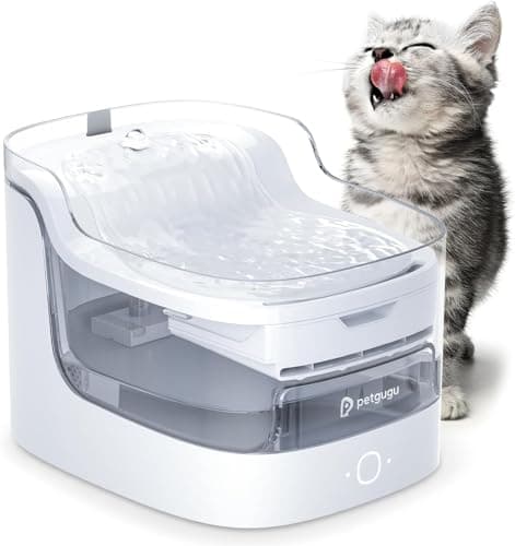 Fontaine a eau chat automatique ultra silencieuse 2L filtre 8 couches Pompe sans fil |4G