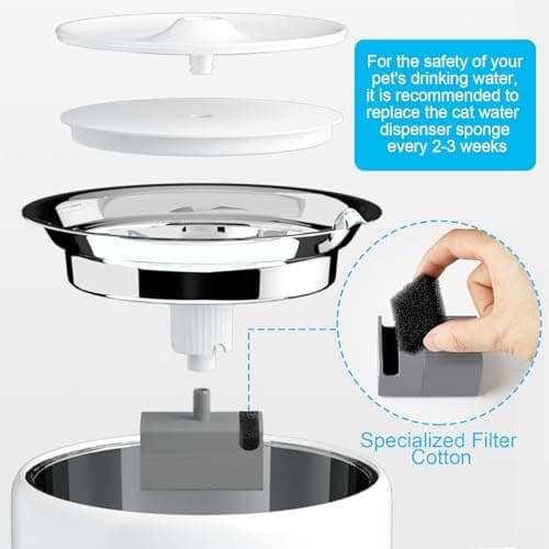 Filtres de rechange pour fontaine à eau chats chiens 30 pièces 35x25x9mm noir