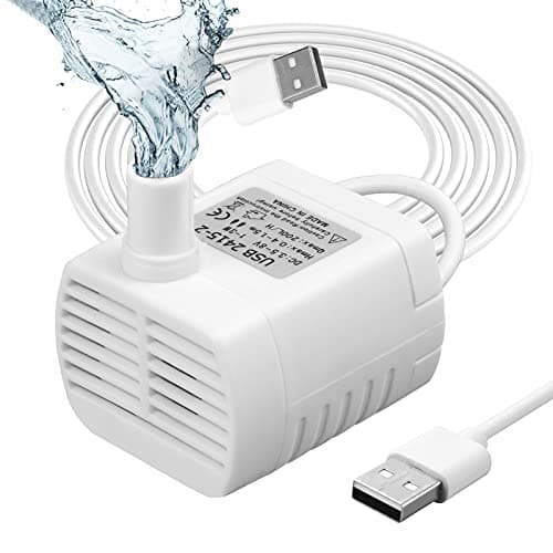 Pompe Eau Flintronic Aquarium Ajustable 200L/H 3W Ultra-Silencieux Pompe Catit Étang Fish Tank Fontaine Réservoir Poisso — #2 Blanc