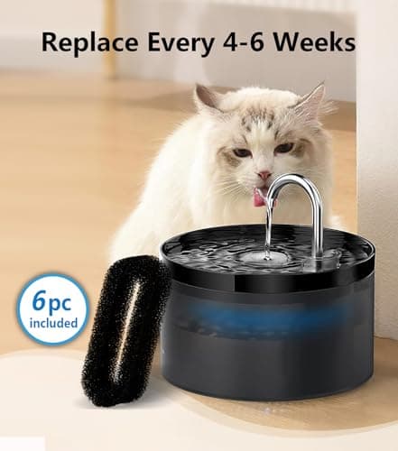 PewinGo Filtres pour Fontaines à Eau pour Chats