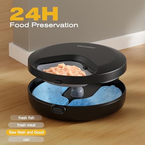 Distributeurs croquettes chat programmables et réfrigérants - 4 repas