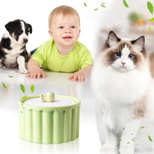 Filtre à Eau pour Chat - Triple Filtration, RéSine et Carbone Activé, |5 L – 12 Pièces