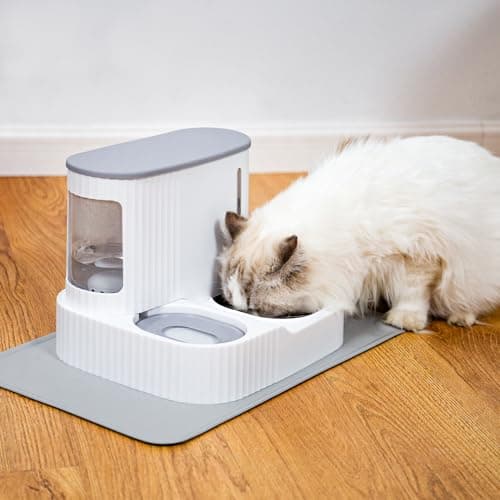 LAOPET Distributeur Croquettes Chat - Distributeur Automatique, Gamelle Réutilisable, Idéal pour Chiens et Chattons