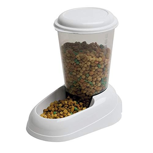 Distributeur de croquettes Ferplast Zenith 3L Blanc Animaux Fond Antidérapant