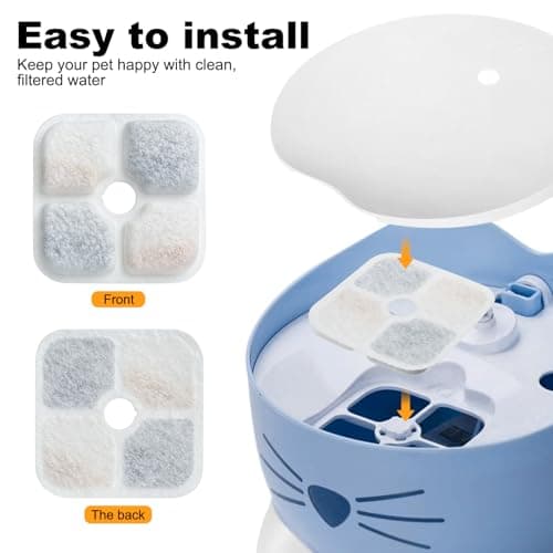 Filtres Fontaine Eau Chat Catit Pixi Animaux de Compagnie + Caractéristiques + Utilisation des Animaux de Compagnie + Ea
