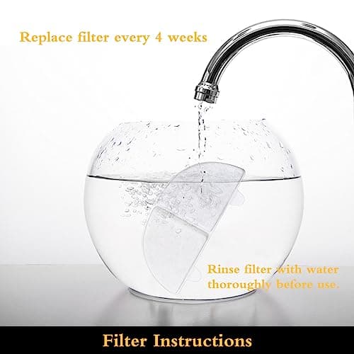 Filtres de rechange pour fontaine à eau pourchat et chien, 68oz/2L - Idéalsubstituts pour vos animauxvoucher de qualité