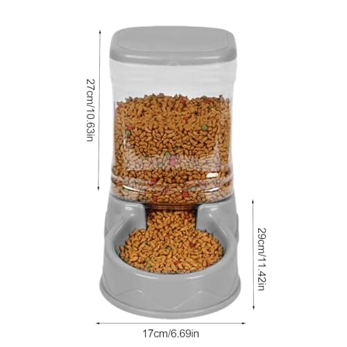 Distributeur Eau Chien Automatique + Abreuvoir Automatique PP 29x27cm pour Chat + Mangeoire Sèche pour Chats + Meilleur