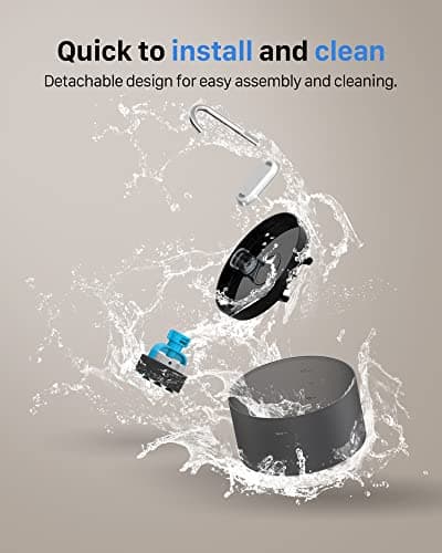 Fontaine a Eau Chat GIOTOHUN, Pompe à Eau Super Silencieuse pour Chat, 2L Distributeur Filtrer Poils, Deux Modèles de Dé