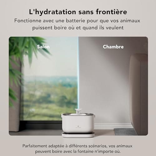 Pompe à Eau PETLIBRO sans Fil pour Fontaine à Eau Chat PLWF005, PLWF115, PLWF105, Pompe Ultra Silencieuse pour Fontaine