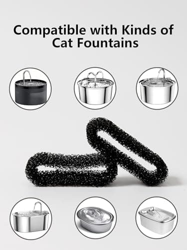PewinGo Filtres pour Fontaines à Eau pour Chats