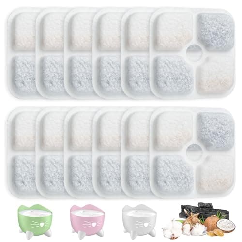 Filtres Fontaine Eau Chat Catit Pixi Animaux de Compagnie + Caractéristiques + Utilisation des Animaux de Compagnie + Ea